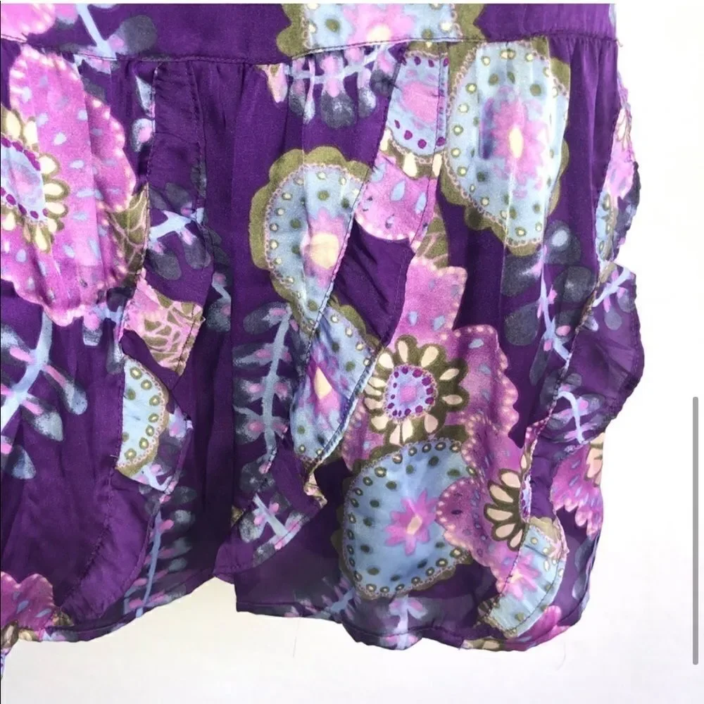 Gap Purple Floral Dress